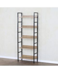 Librero 5 Estantes CLK Metal / Melamina