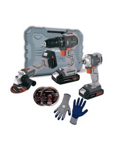 Combo Gladiador Taladro + Esmeriladora + Alig + Disco