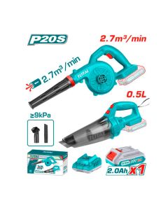 Combo Total 20V Sopladora + Aspiradora para Auto