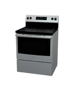 Cocina Eléctrica Vitrocerámica GE 30'' Plateada