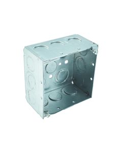 Caja EMT Cuadrada Doble Fondo 1/2-3/4 UL
