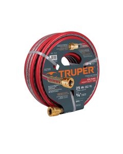 Manguera Truper  4 Capas Reforzada 1/2"X25 Metros