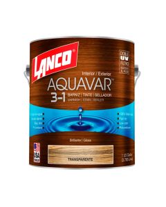 Barniz Lanco Aquavar Transparente Galón AQ1367-4