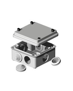 Caja Plexo IP65 Gris 