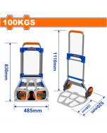 Carretilla Manual Plegable Wadfow 100 Kg