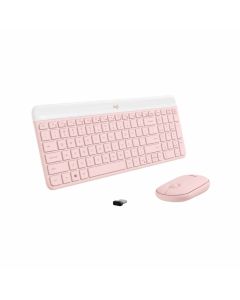 Teclado+Mouse Inalámbrico Logitech Rosado