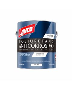 Pintura Lanco Poliuretano Azul Galón Techos