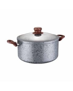 Olla Granito Vegga Gris 26cm Con Tapa