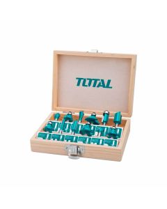 Juego Cuchillas Router Total 1/4" 12 Piezas