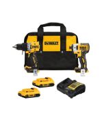 Llave Impacto Dewalt 1/4 + Taladro Percutor 20V 1/2 