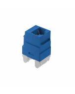 Conector Keystone Cat 6 RJ45 Azul